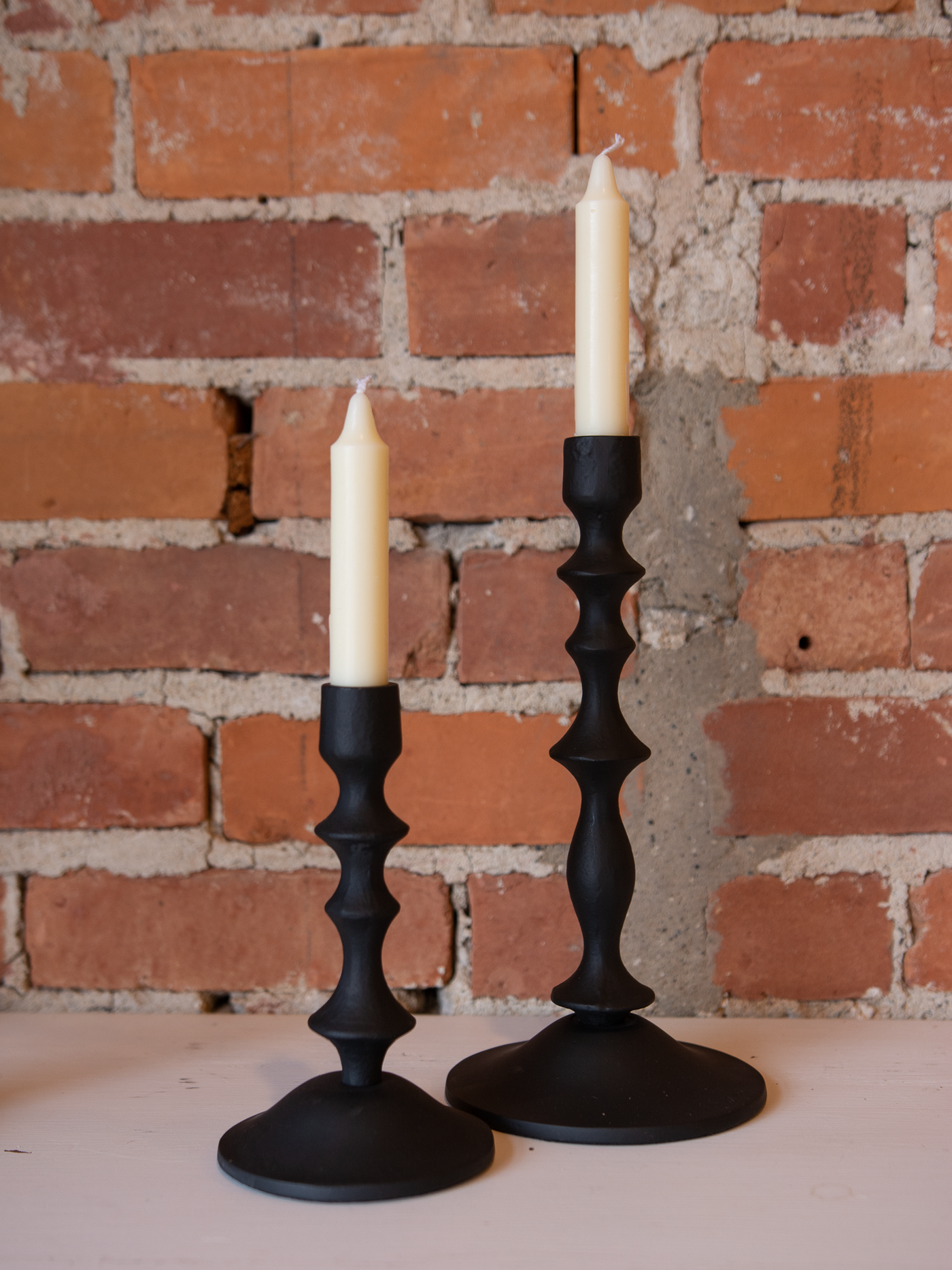 Unscented Short Taper Candles