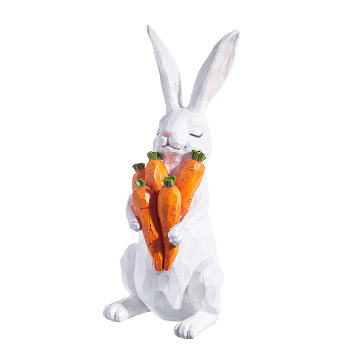 Bunny Holding Carrots