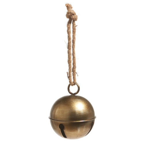 Antique Gold Jingle Bell Ornament