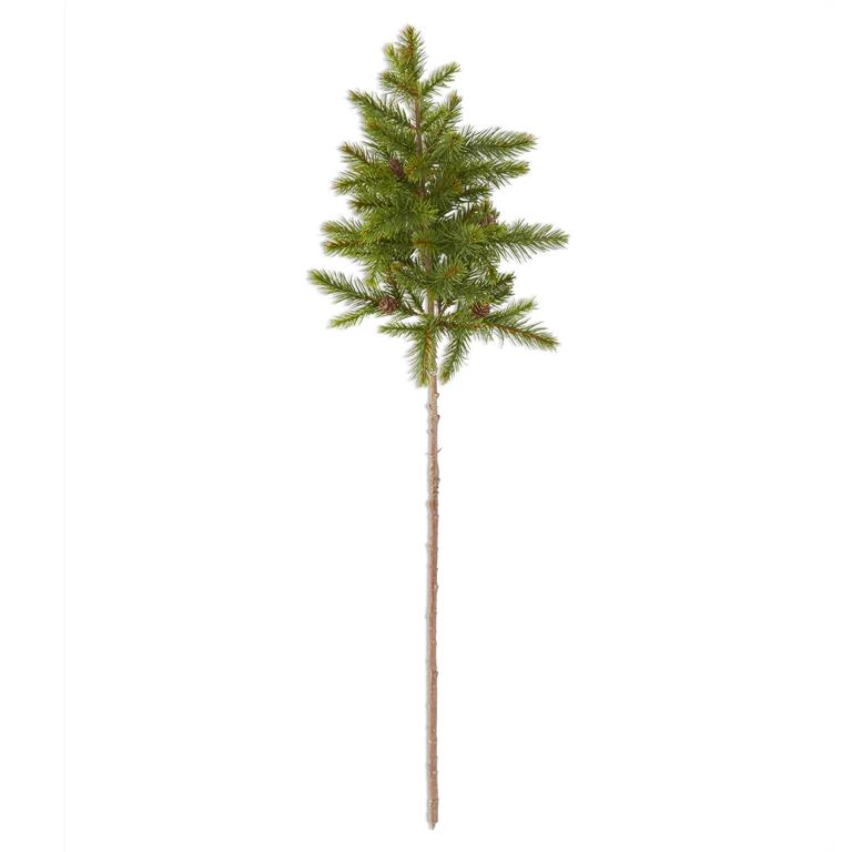 Pine Tree Stem with Mini Pinecones