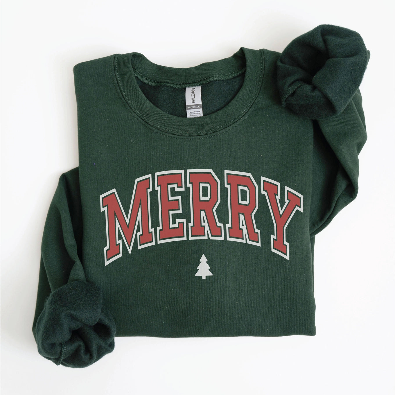 Forest Green Merry Crewneck