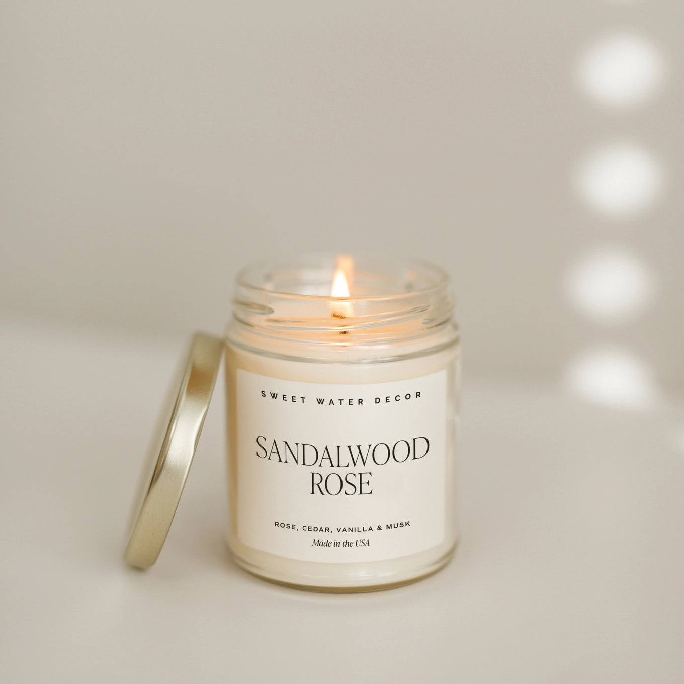 Sandalwood Rose Soy Candle