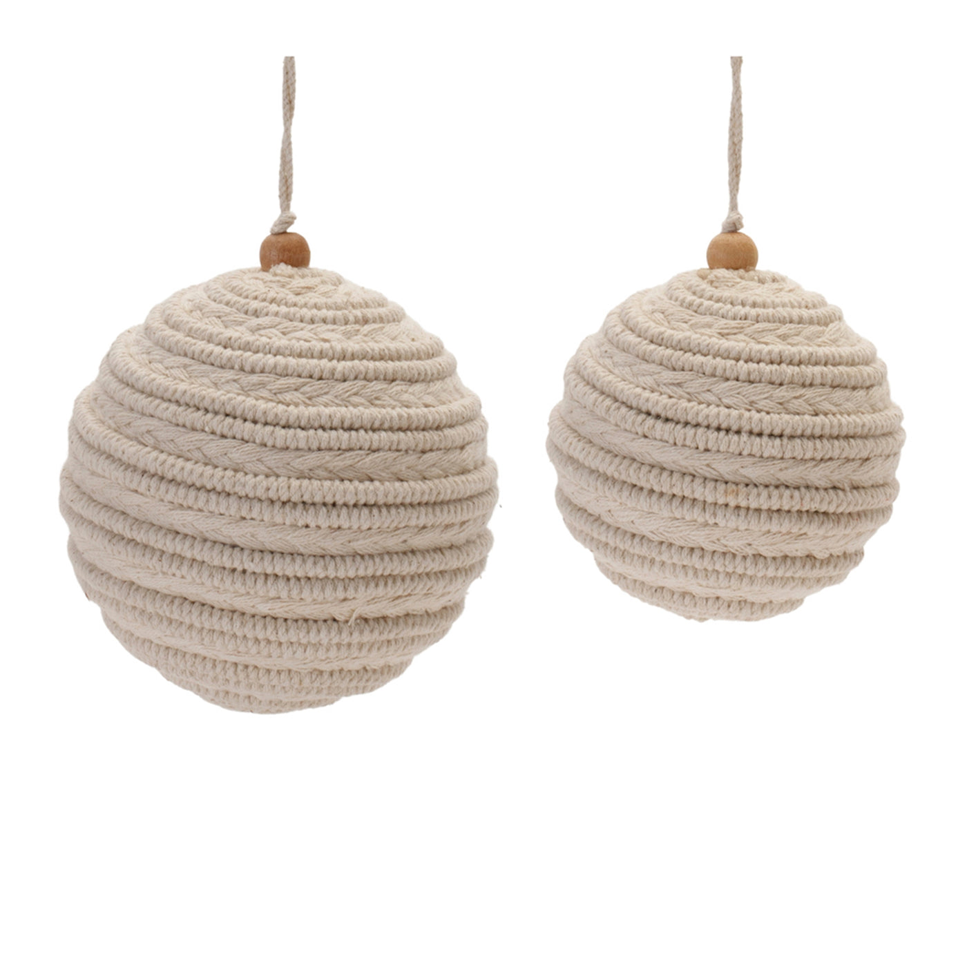 Cotton Woven Ball Ornament