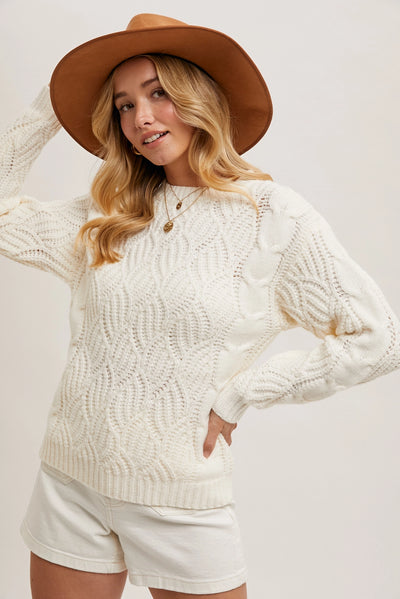 Twisted Knit Sweater