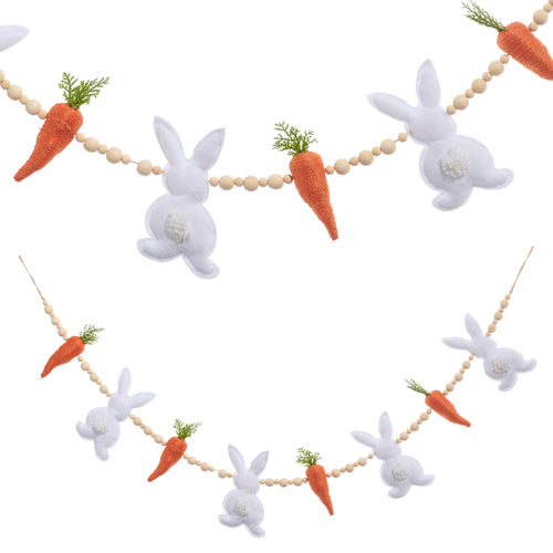 Bunny & Carrot Beaded Garland
