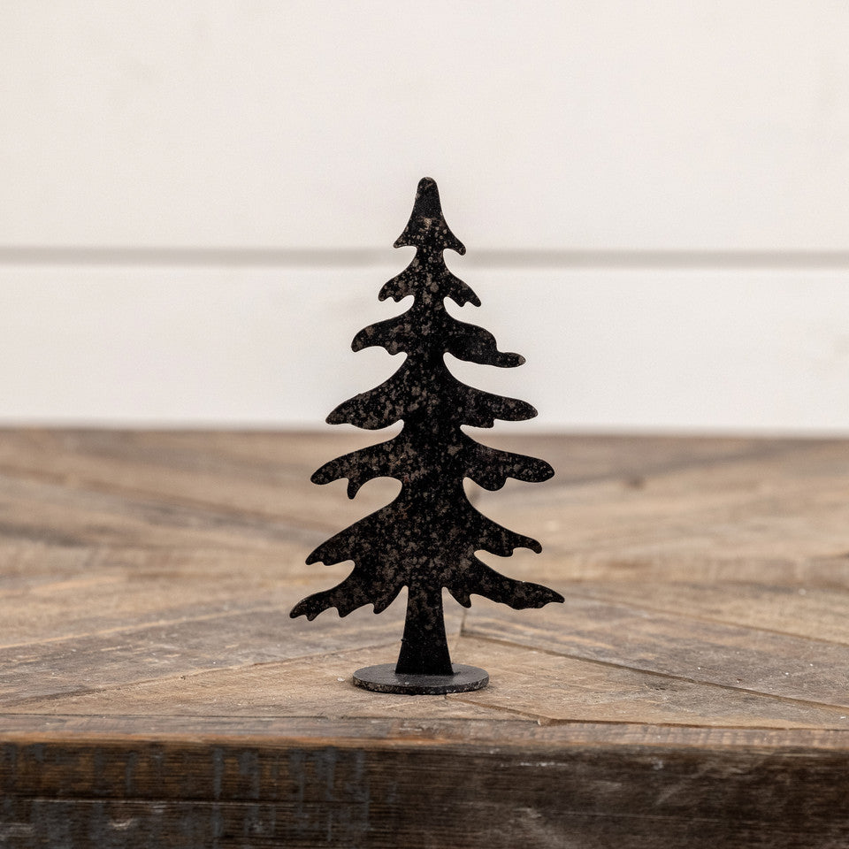 Black Metal Pine Trees – White Barn Designs Co.