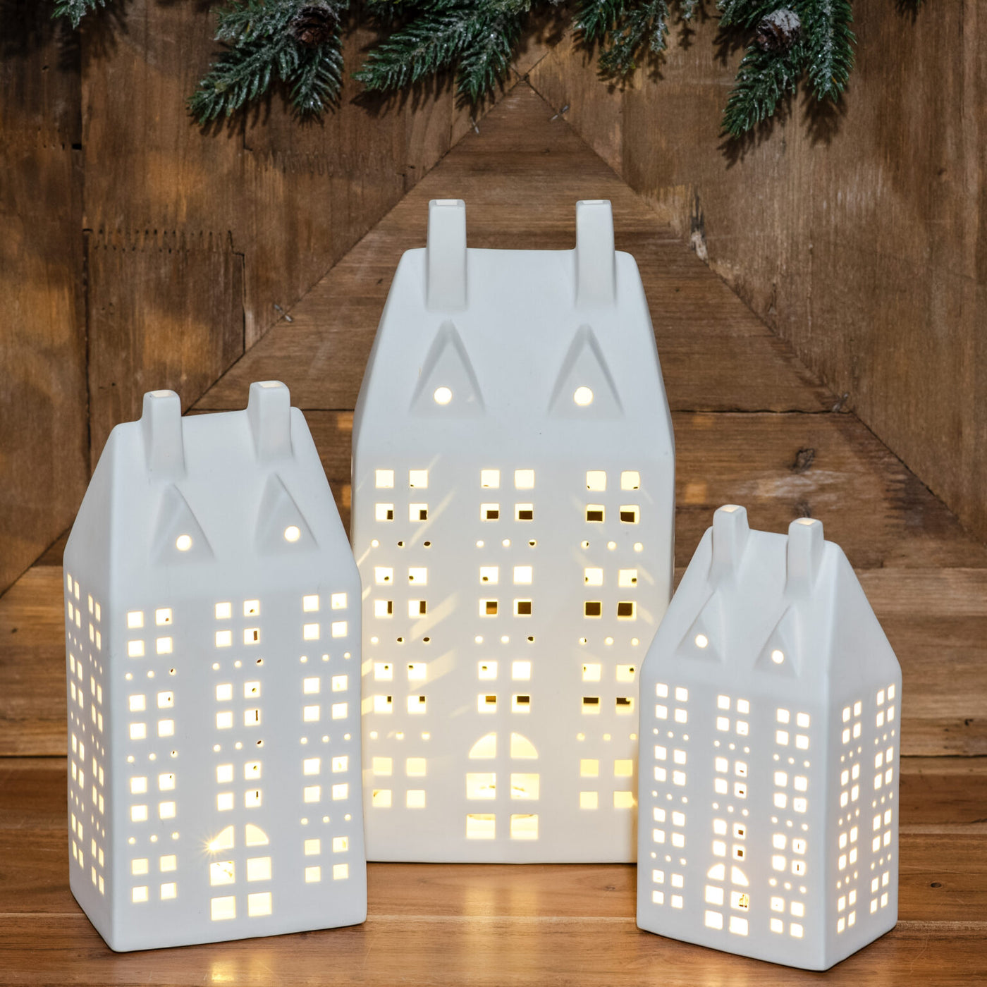 Ceramic LED Plaza Houses