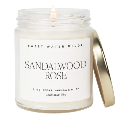 Sandalwood Rose Soy Candle