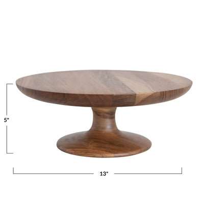 Natural Wood Pedestal