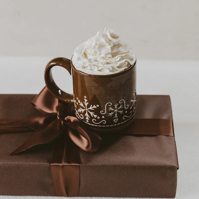 Gingerbread Stoneware Coffee Mug