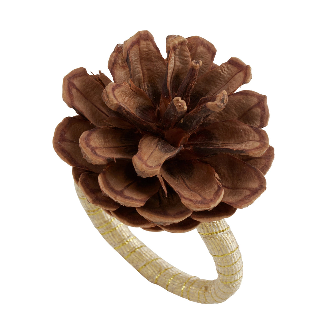 Pine cone napkin rings store