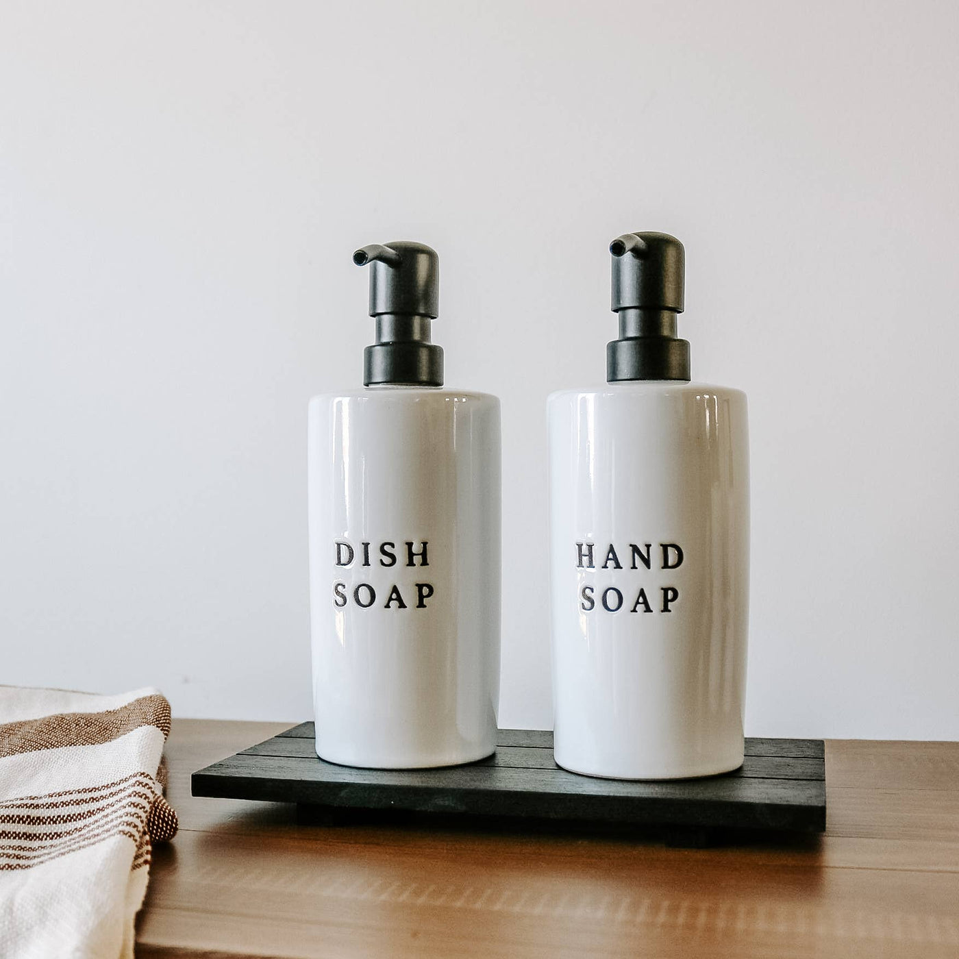 Stoneware Hand Soap Dispenser