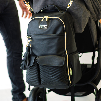 Boss Backpack Diaper Bag Jetsetter Black