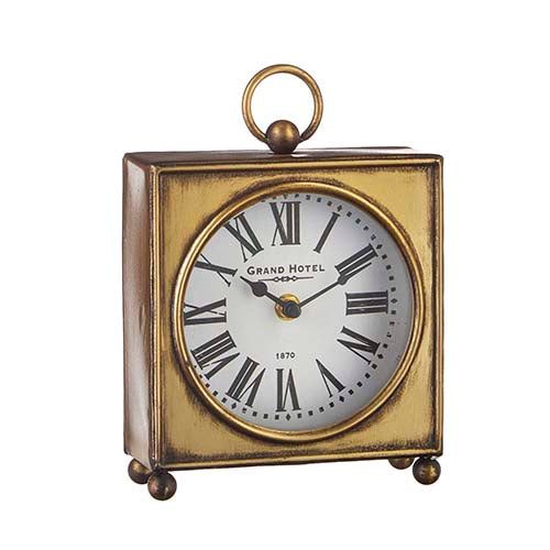 Antique Gold Table Clock
