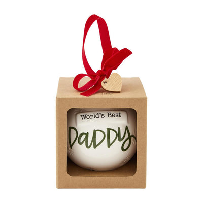 Best Daddy Ornament