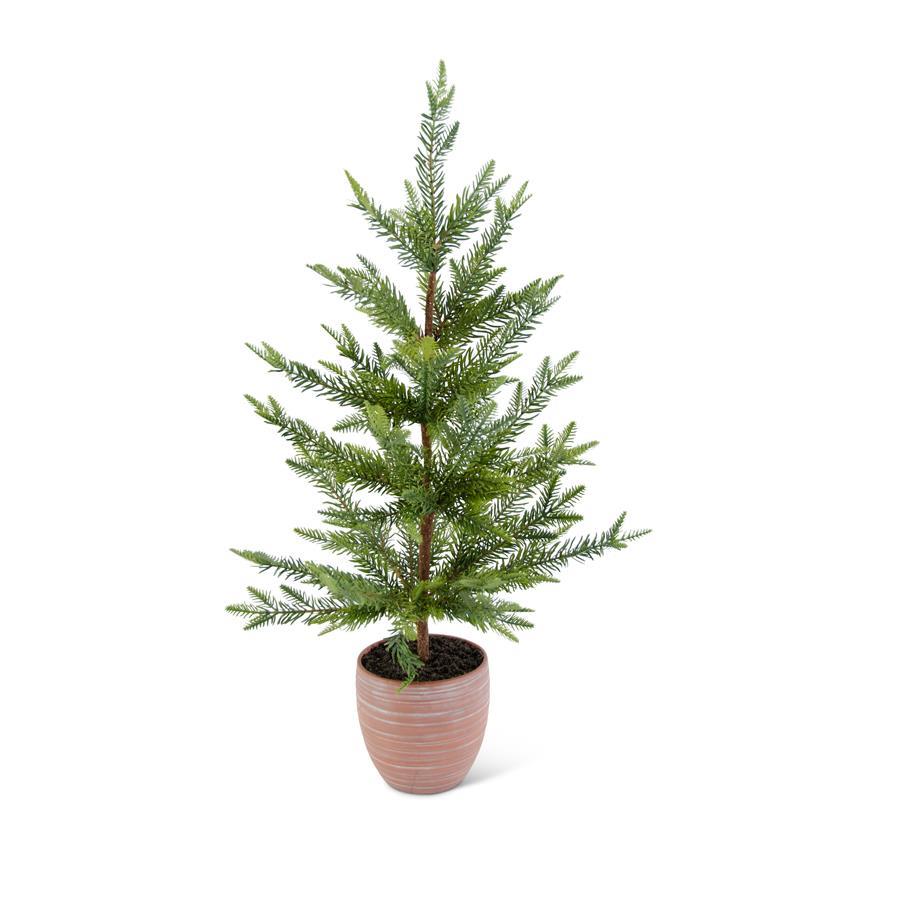 Real Touch Fir Pine Tree in Terra Cotta Pot