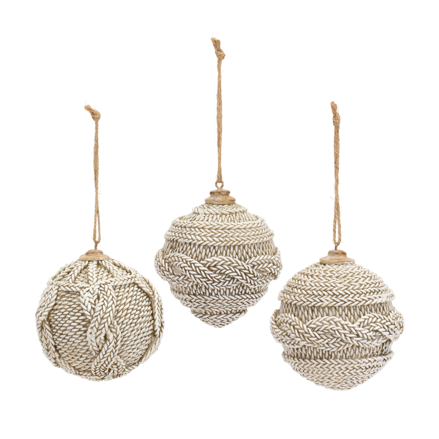 Resin Knit Ornaments