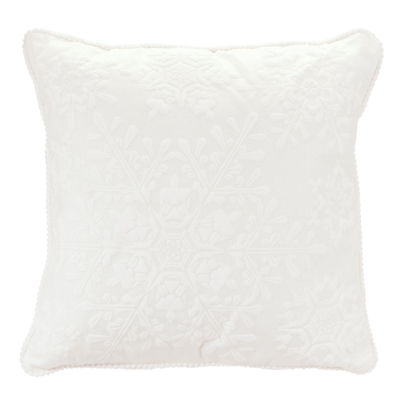 White Snowflake Pillow