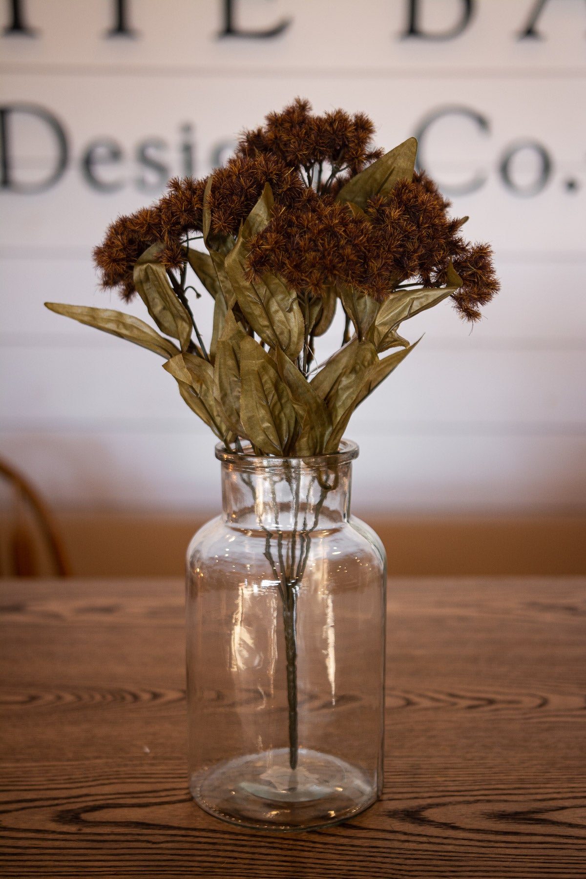 18" Brown Fall Thistle Bush