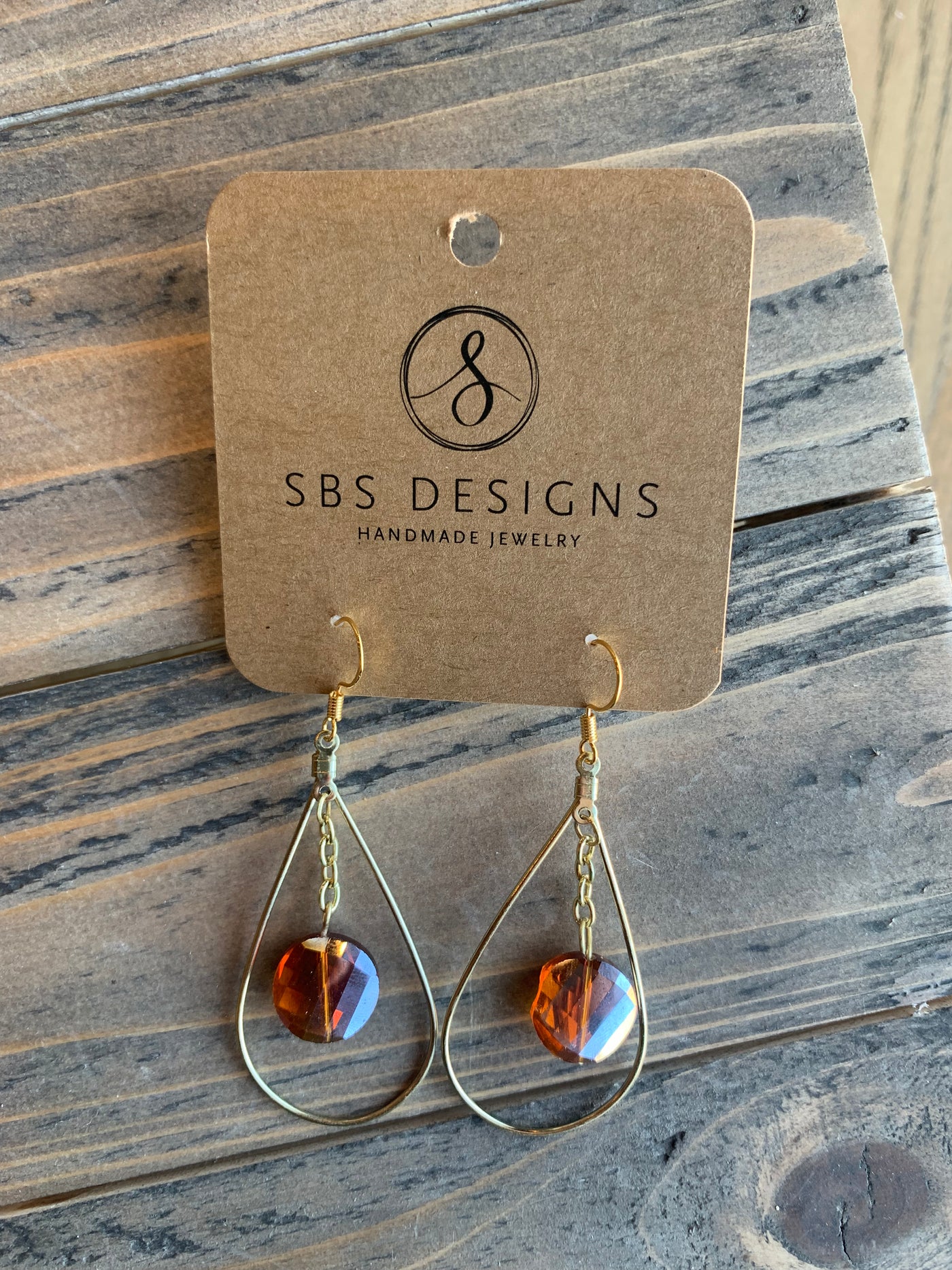 Gold Hoop Dangle Earring