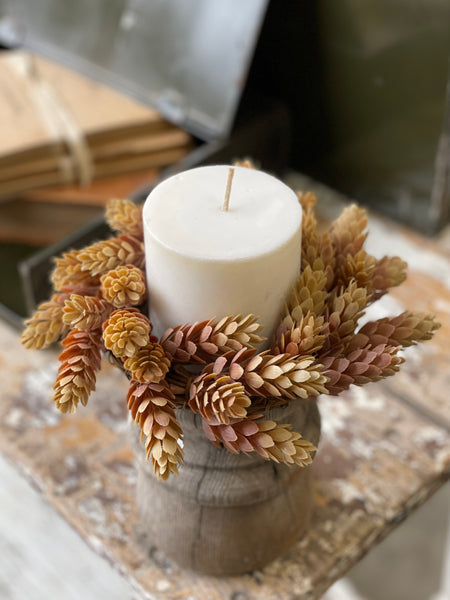 Molten Gold Hops Candle Ring