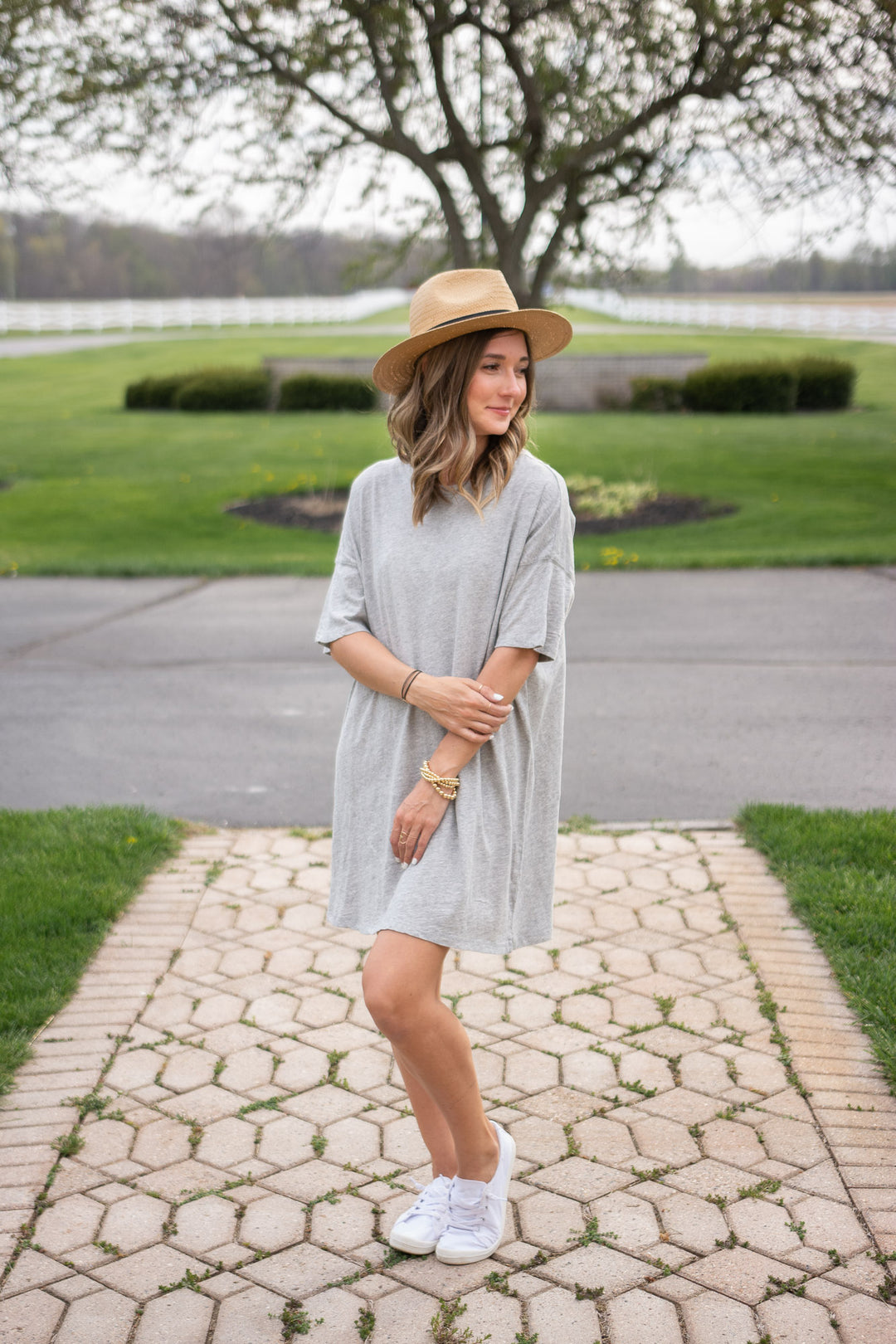 Cheap white t shirt dress online