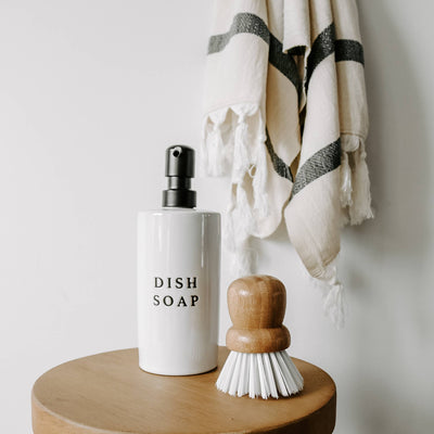 Stoneware Dish Soap Dispenser
